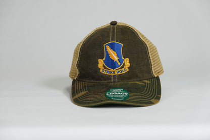 504th Parachute Infantry Regiment (PIR) DUI, 82nd Airborne Division Patch Embroidered Old Faithful Trucker Cap