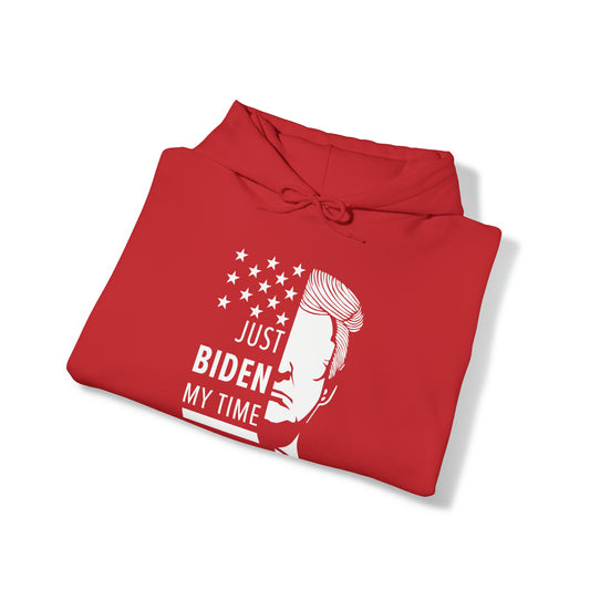 Biden My Time | Trump for President 2024 Hoodie | Political Politics | Presidential Race 2024 | FVBV Apparel