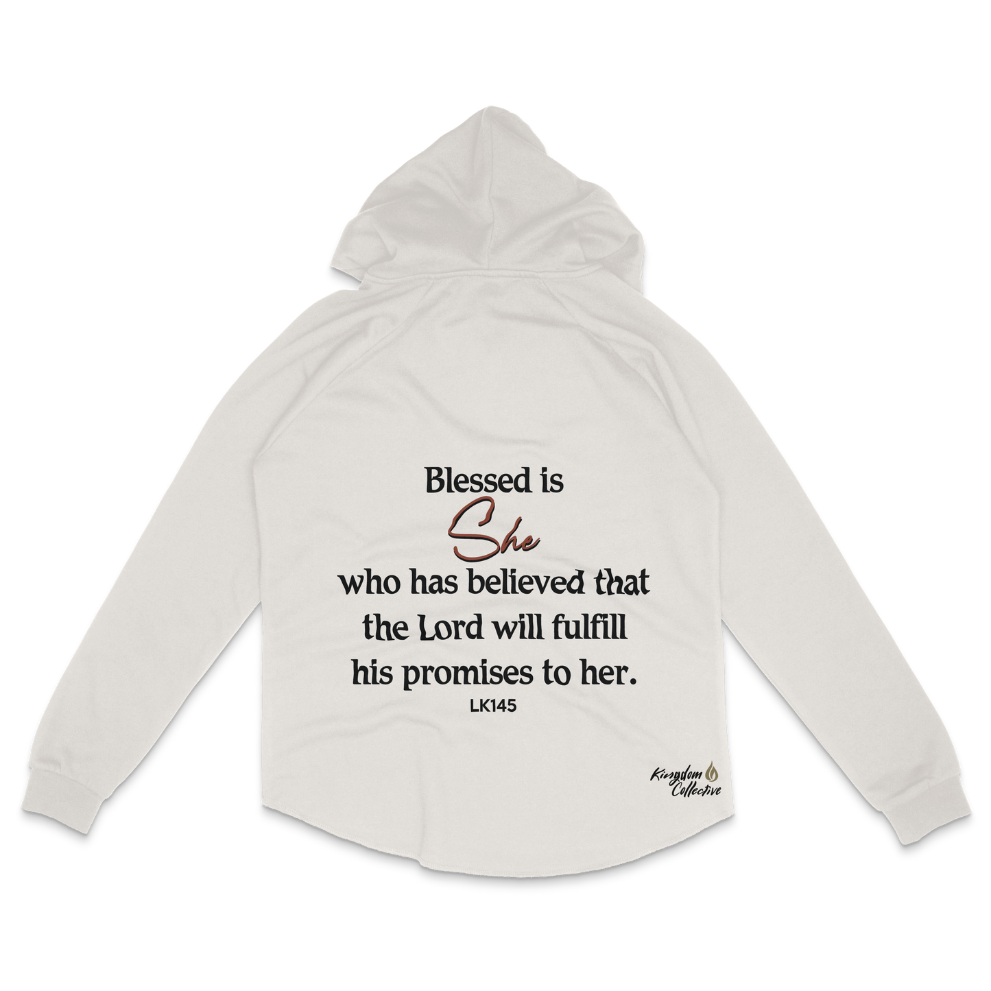 Blessed is She Women's California Wave Hooded Sweatshirt | Christian Hoodie | Ministry Apparel