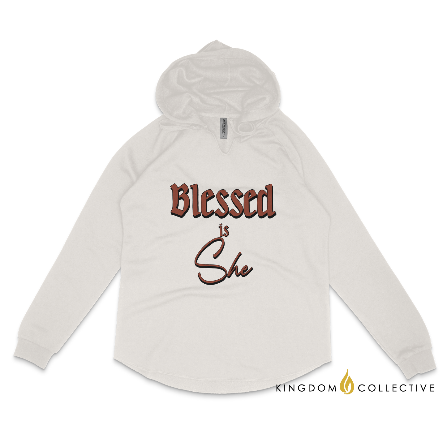 Blessed is She Women's California Wave Hooded Sweatshirt | Christian Hoodie | Ministry Apparel