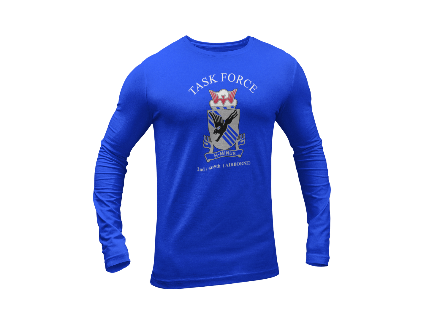 2-505 PIR Task Force PT Long Sleeve - Honoring the US Army 82nd Airborne Division's Legacy | Army PT Long Sleeve Shirt