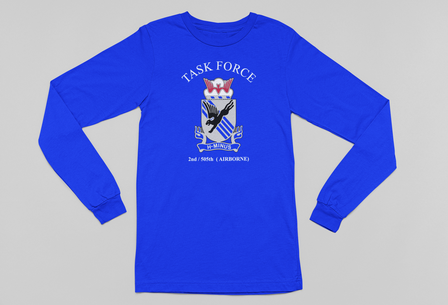 2-505 PIR Task Force PT Long Sleeve - Honoring the US Army 82nd Airborne Division's Legacy | Army PT Long Sleeve Shirt