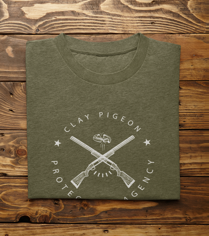 Clay Pigeon Protection Agency T-Shirt | 2nd Amendment | FVBV Apparel