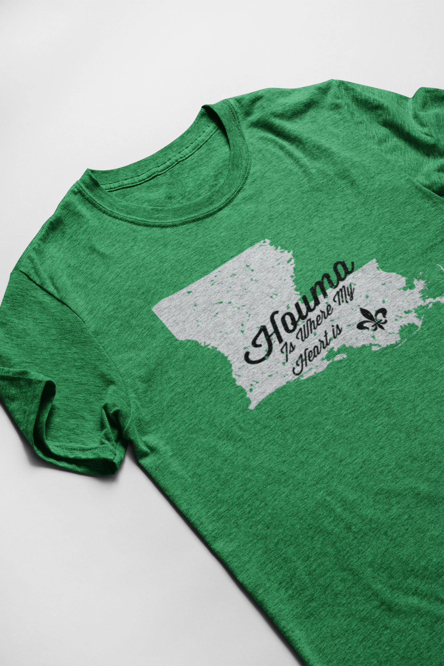 Houma Is Where My Heart Is T-Shirt | Louisiana Collection | Terrebonne Parish