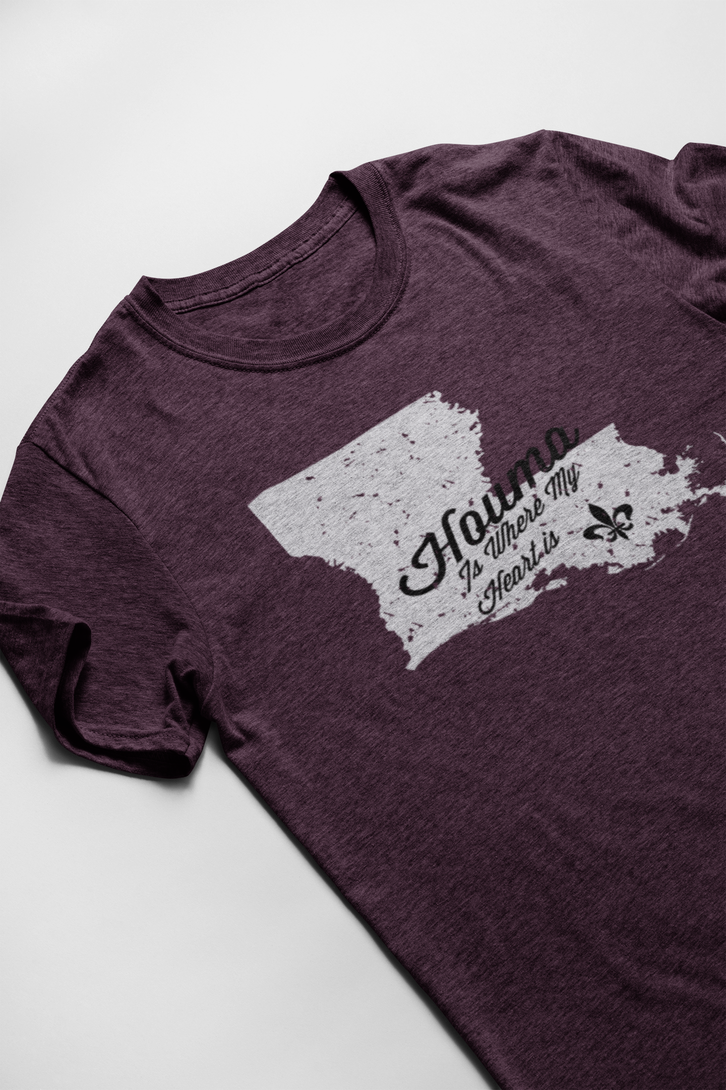 Houma Is Where My Heart Is T-Shirt | Louisiana Collection | Terrebonne Parish