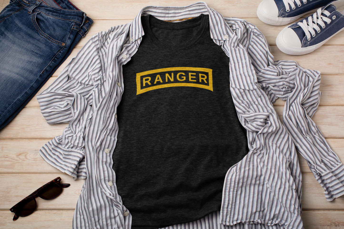 Ranger Tab T-Shirt - Rangers Lead The Way RLTW | FVBV Apparel