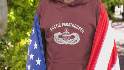 Arctic Paratrooper Airborne Hooded Sweatshirt - Artic Warfare Army Hoodie - Veteran Hoodie | FVBV Apparel