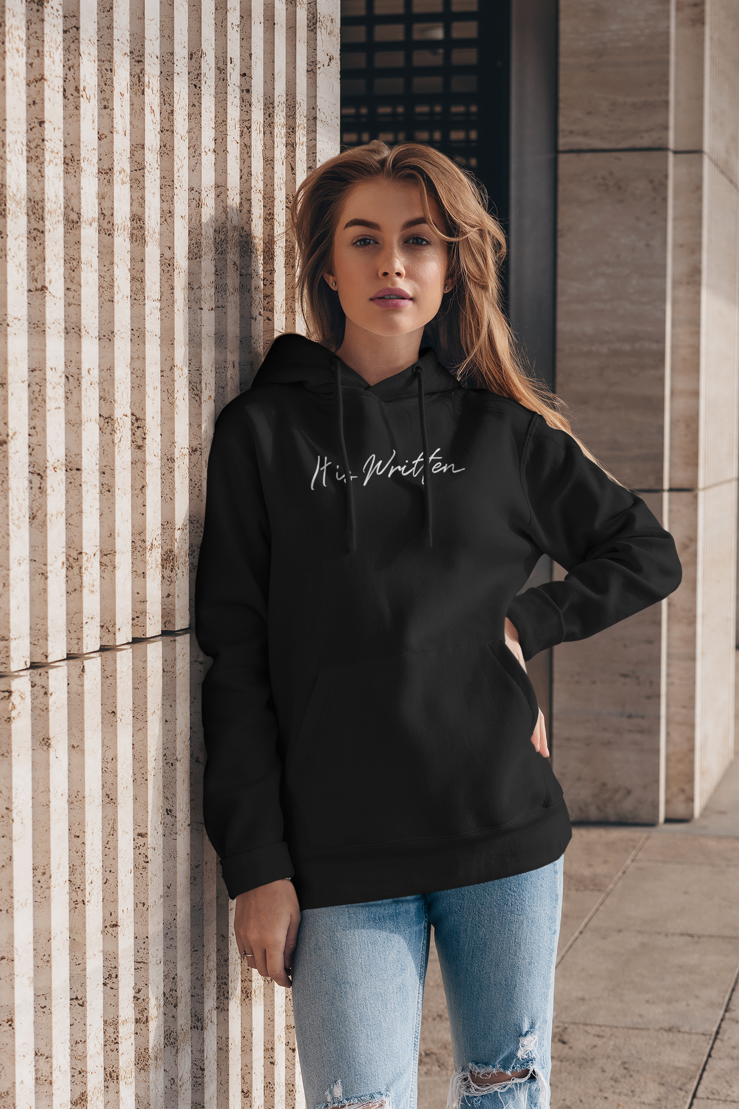 It Is Written Women's Hooded Sweatshirt | Christian Hoodie | Ministry Apparel